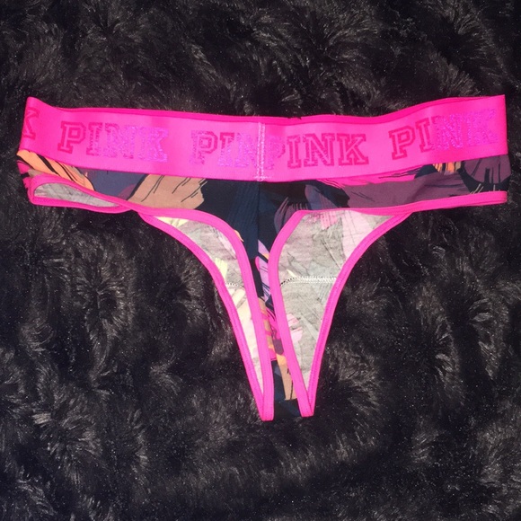 Victoria's Secret Pink Low Rise Thong - Picture 2 of 4